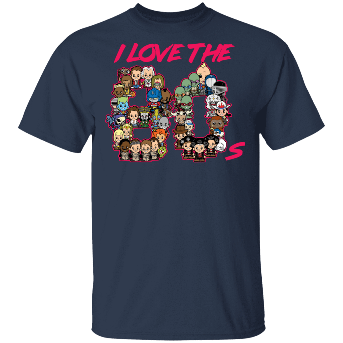 T-Shirts Navy / S I Love the 80s T-Shirt
