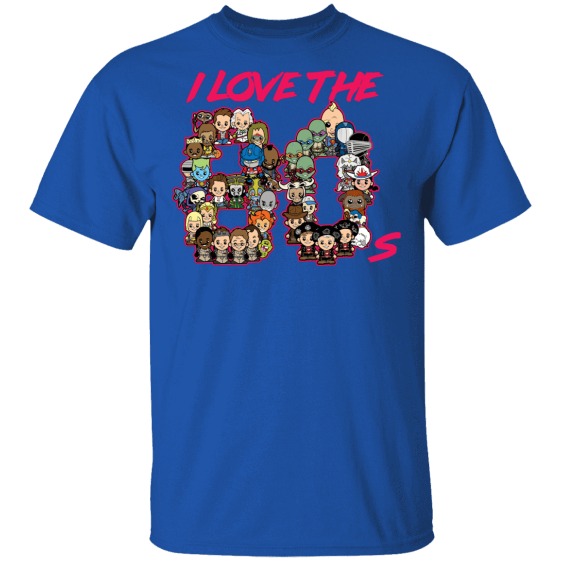 T-Shirts Royal / S I Love the 80s T-Shirt