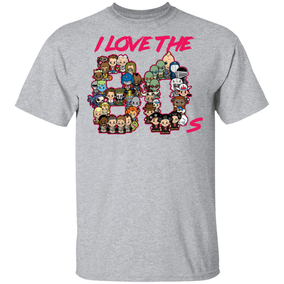 T-Shirts Sport Grey / S I Love the 80s T-Shirt