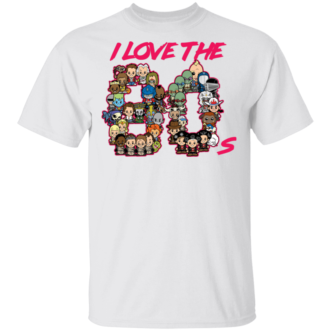 T-Shirts White / S I Love the 80s T-Shirt