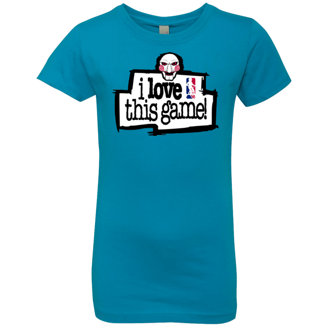 T-Shirts Turquoise / YXS I Love This Game Girls Premium T-Shirt