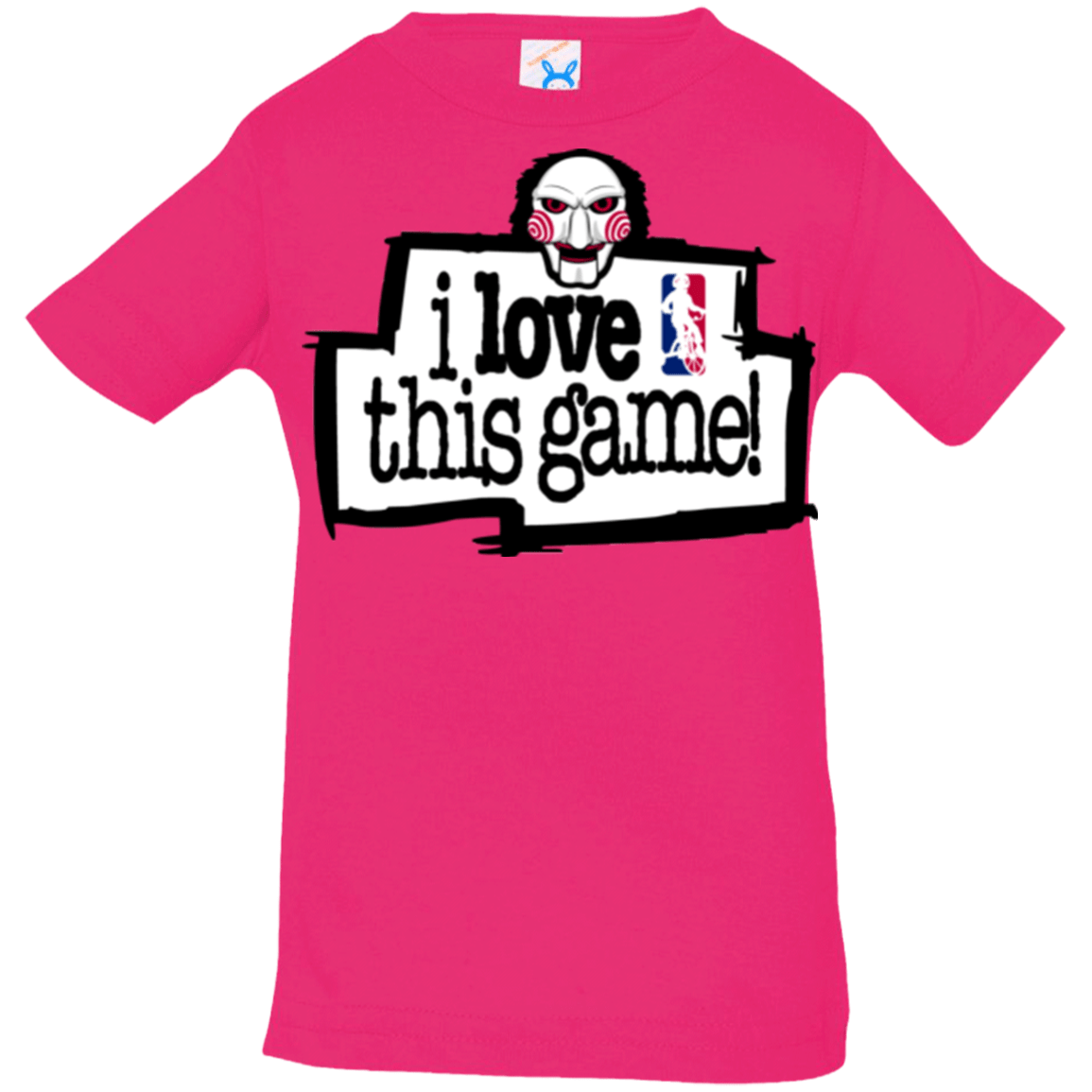 T-Shirts Hot Pink / 6 Months I Love This Game Infant Premium T-Shirt