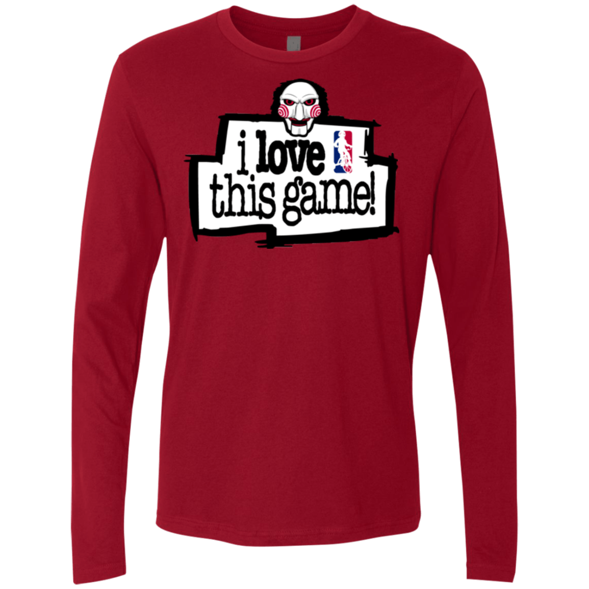 T-Shirts Cardinal / Small I Love This Game Men's Premium Long Sleeve