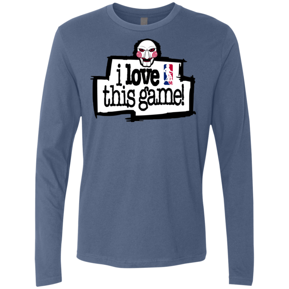 T-Shirts Indigo / Small I Love This Game Men's Premium Long Sleeve