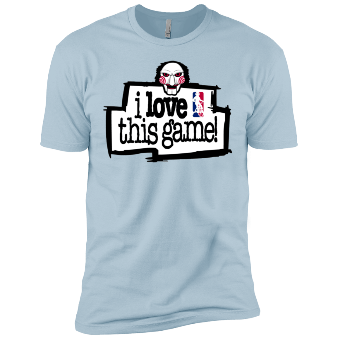 T-Shirts Light Blue / X-Small I Love This Game Men's Premium T-Shirt