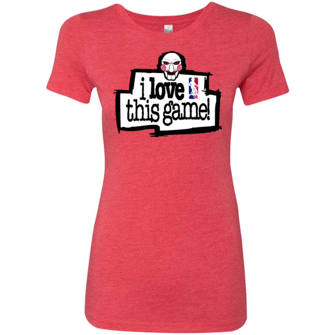 T-Shirts Vintage Red / Small I Love This Game Women's Triblend T-Shirt