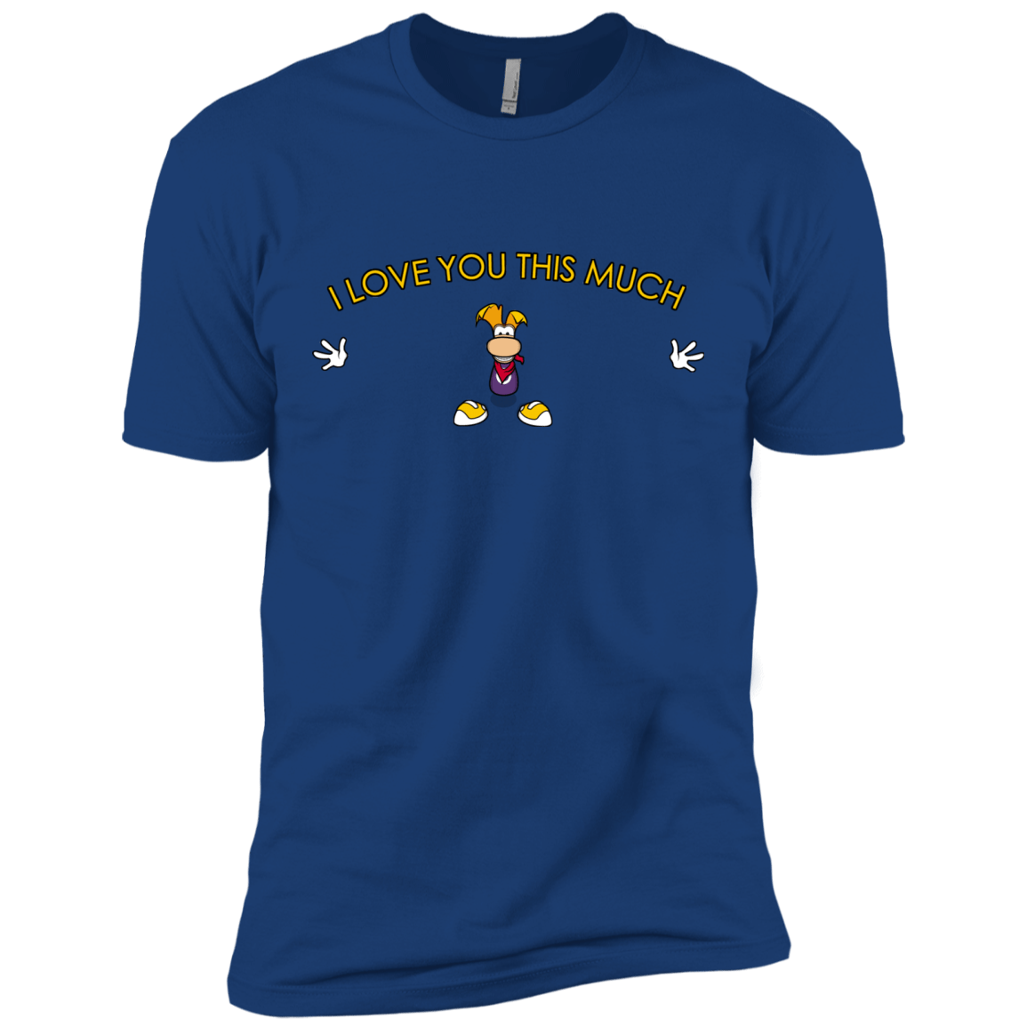 T-Shirts Royal / X-Small I Love You This Much Men's Premium T-Shirt