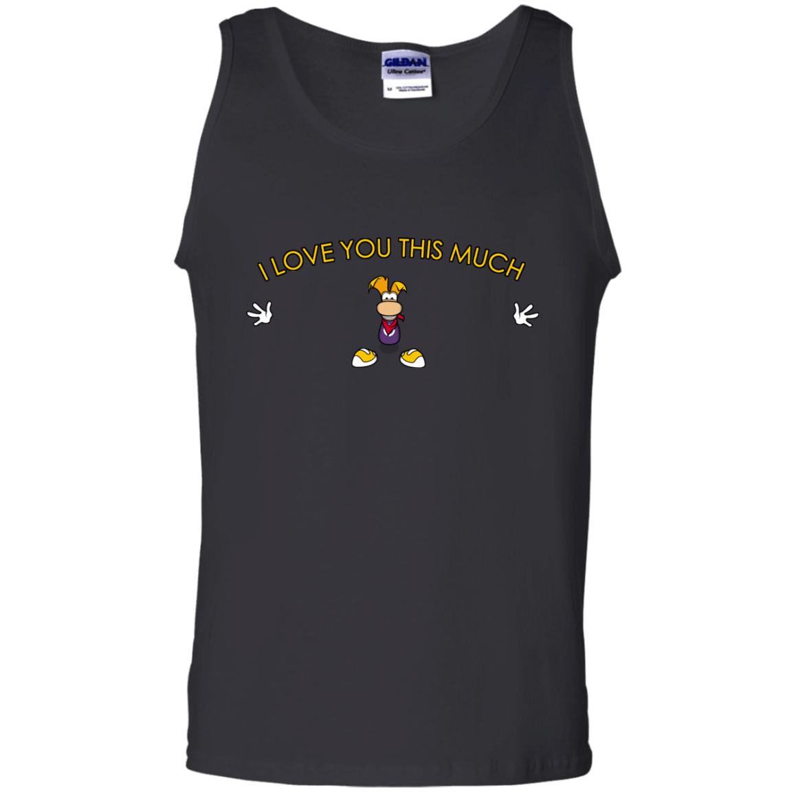 T-Shirts Black / S I Love You This Much Men's Tank Top