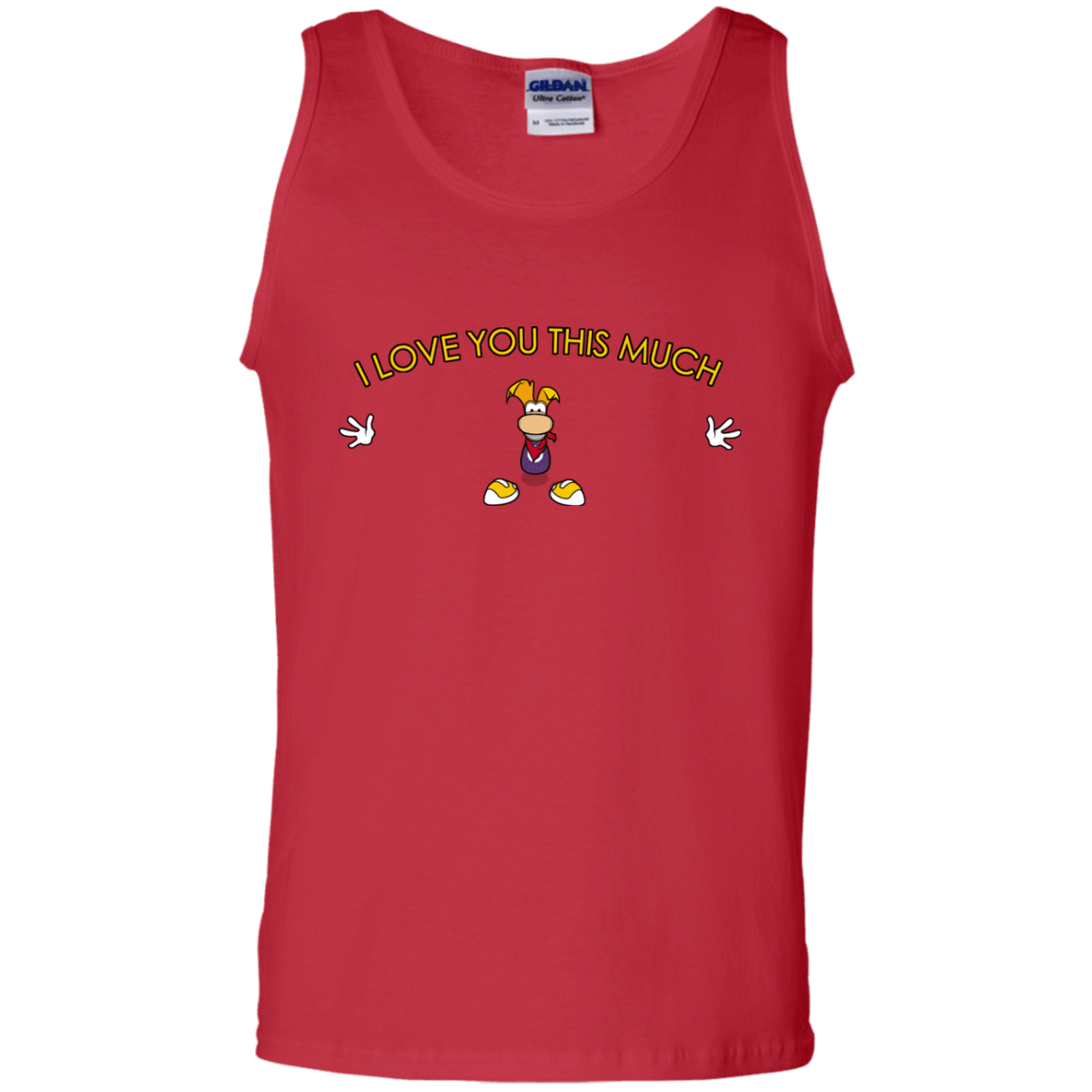 T-Shirts Red / S I Love You This Much Men's Tank Top