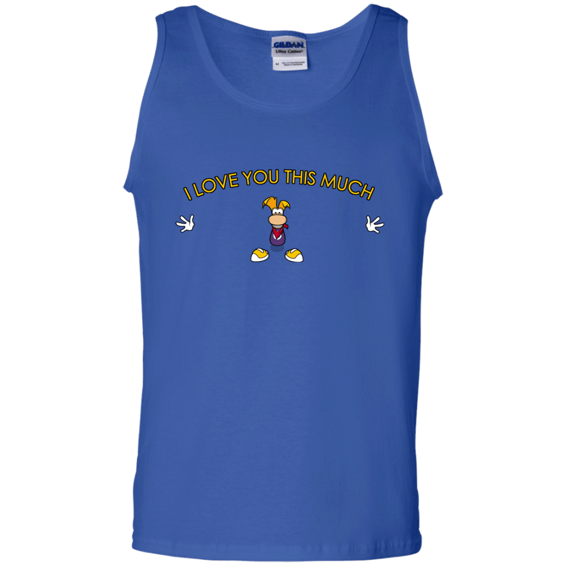 T-Shirts Royal / S I Love You This Much Men's Tank Top