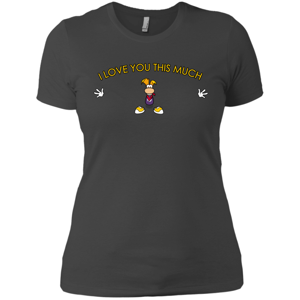 T-Shirts Heavy Metal / X-Small I Love You This Much Women's Premium T-Shirt