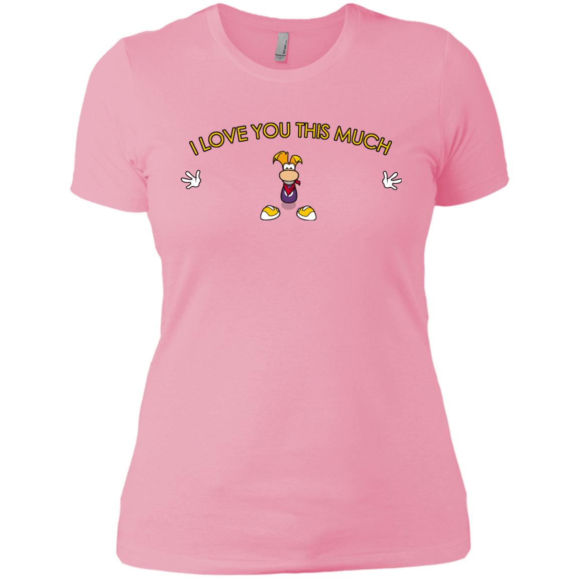 T-Shirts Light Pink / X-Small I Love You This Much Women's Premium T-Shirt