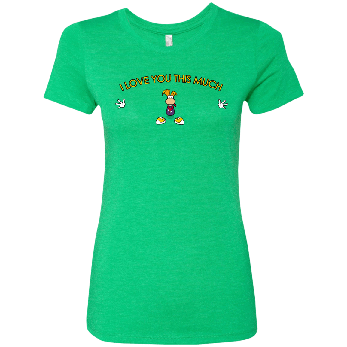 T-Shirts Envy / S I Love You This Much Women's Triblend T-Shirt