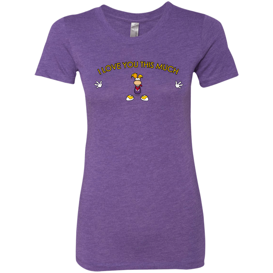 T-Shirts Purple Rush / S I Love You This Much Women's Triblend T-Shirt