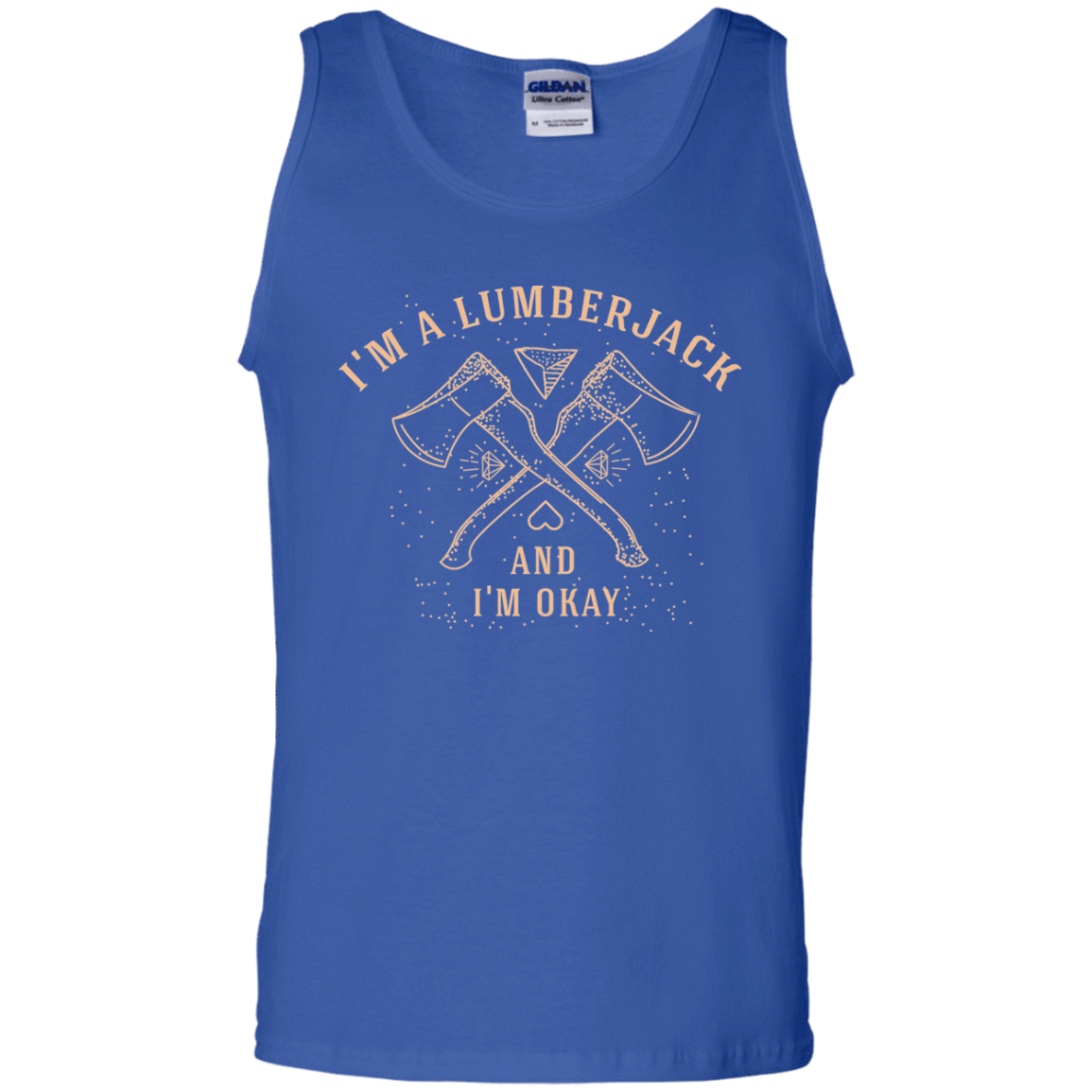 T-Shirts Royal / S I'm a Lumberjack Men's Tank Top