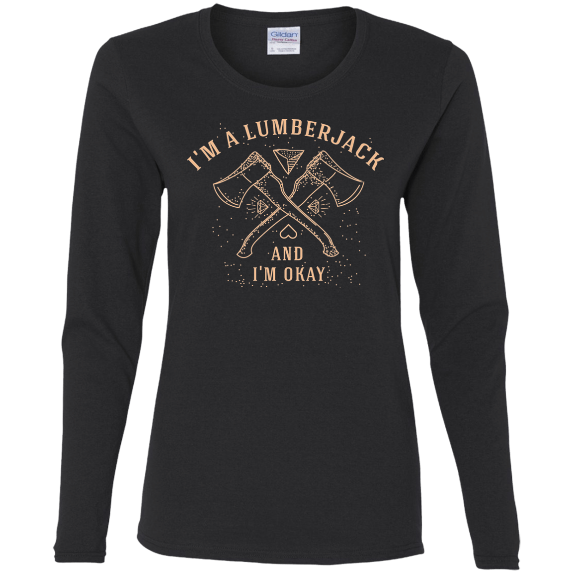 T-Shirts Black / S I'm a Lumberjack Women's Long Sleeve T-Shirt