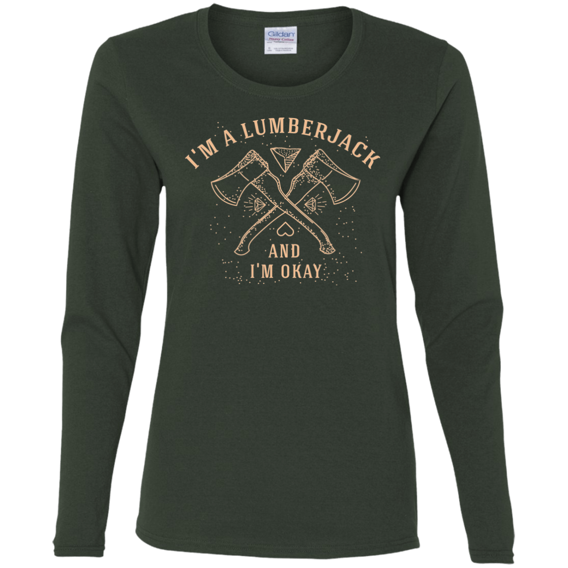 T-Shirts Forest / S I'm a Lumberjack Women's Long Sleeve T-Shirt