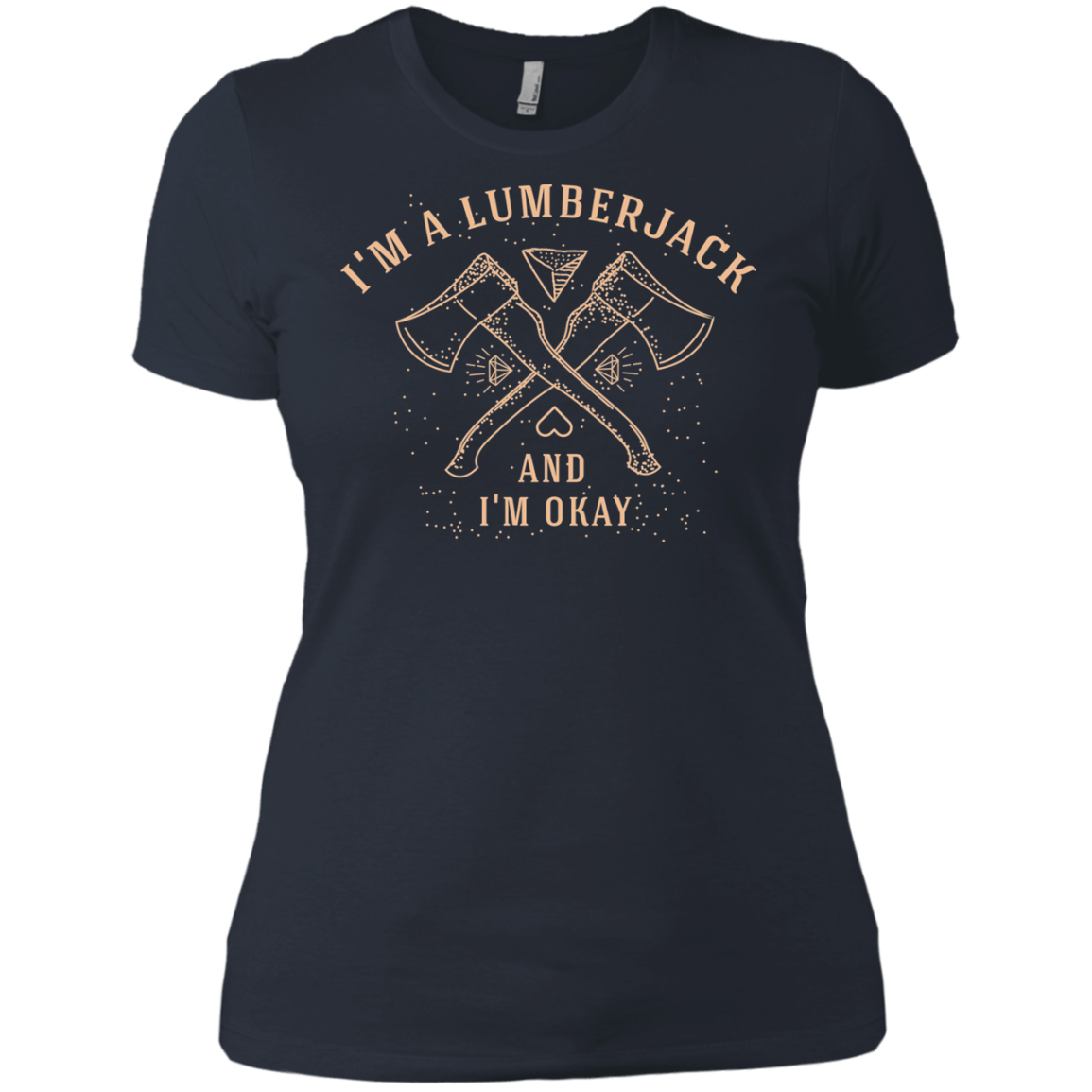 T-Shirts Indigo / X-Small I'm a Lumberjack Women's Premium T-Shirt