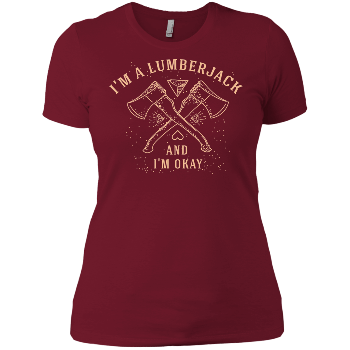 T-Shirts Scarlet / X-Small I'm a Lumberjack Women's Premium T-Shirt