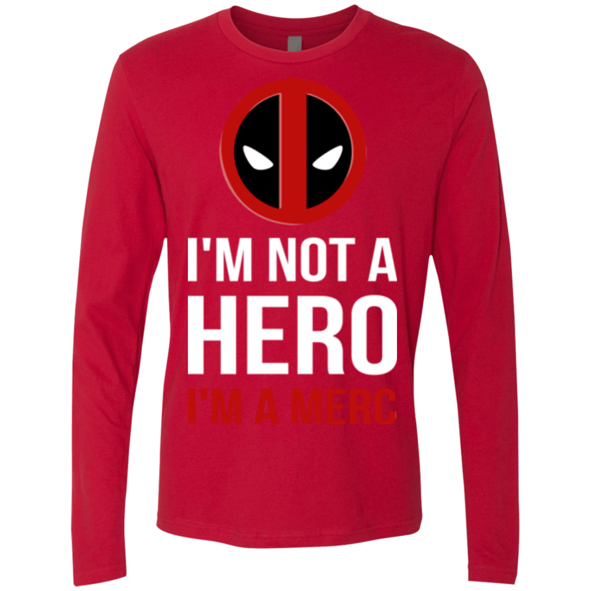 T-Shirts Red / Small I'm a merc Men's Premium Long Sleeve