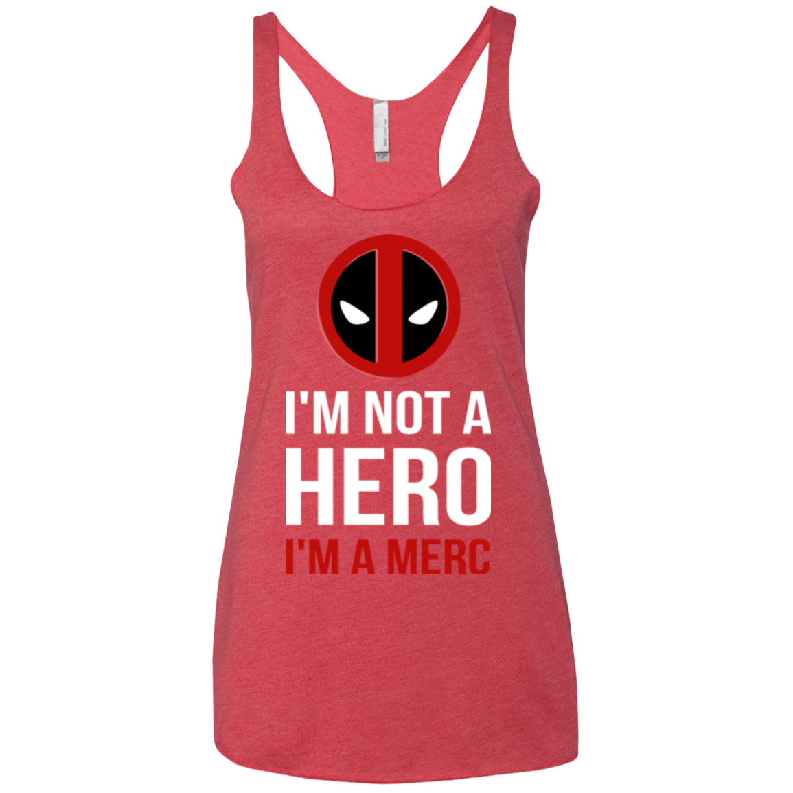 T-Shirts Vintage Red / X-Small I'm a merc Women's Triblend Racerback Tank