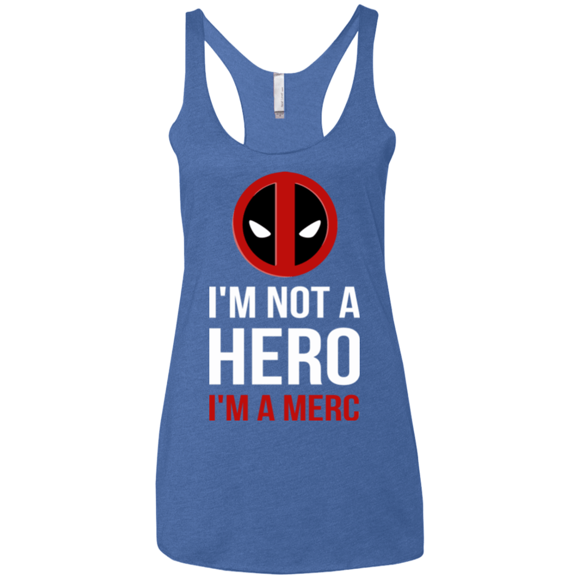 T-Shirts Vintage Royal / X-Small I'm a merc Women's Triblend Racerback Tank