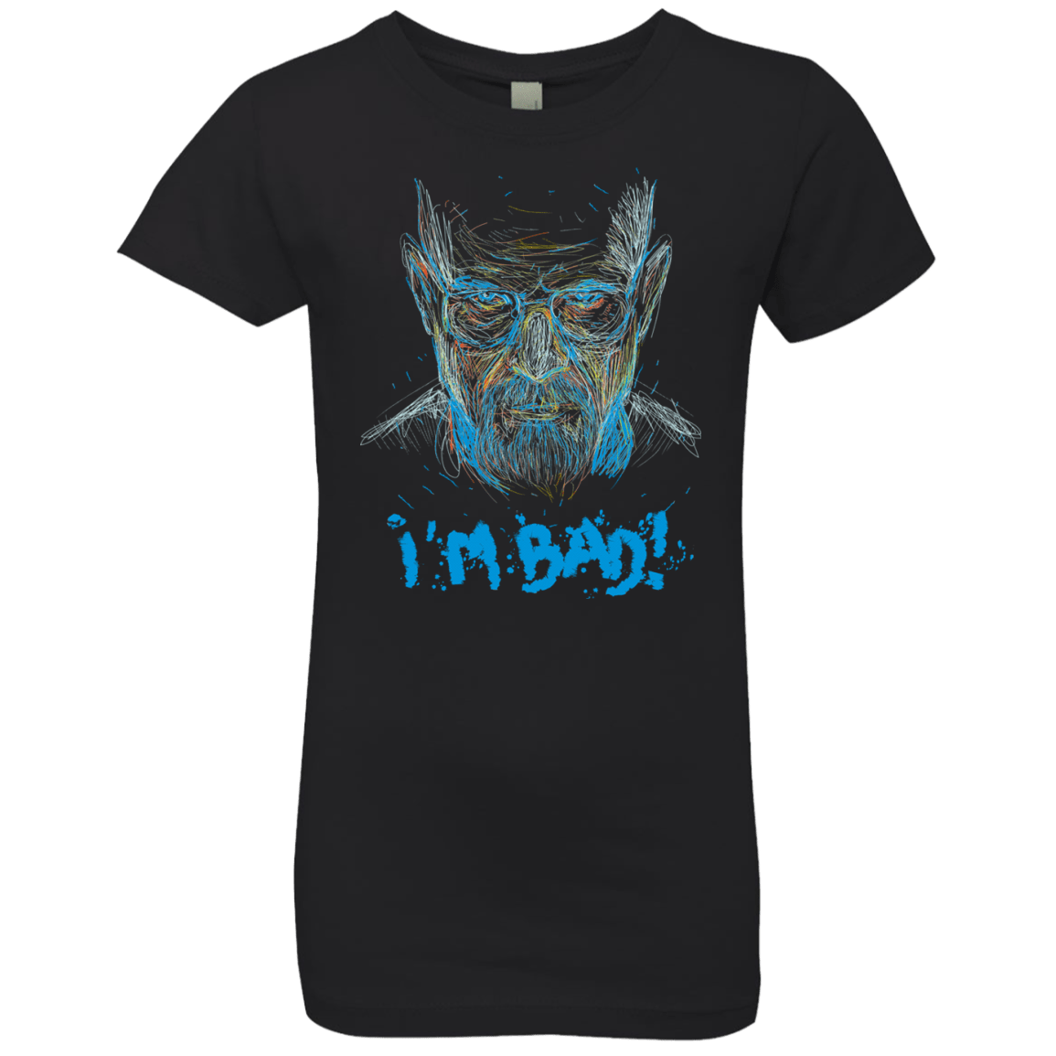T-Shirts Black / YXS I'm Bad! Girls Premium T-Shirt