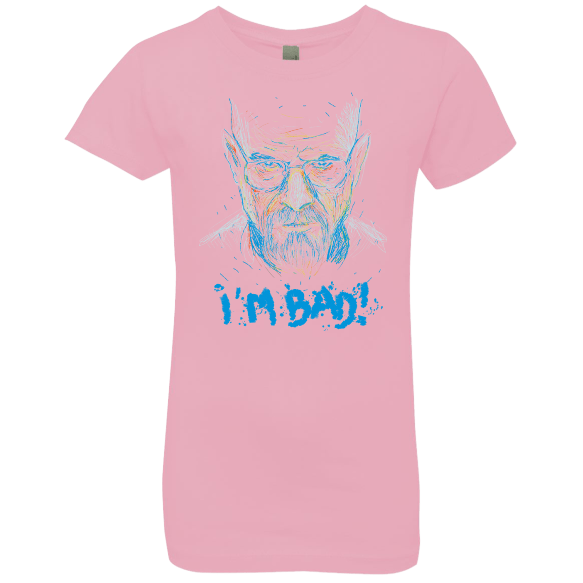 T-Shirts Light Pink / YXS I'm Bad! Girls Premium T-Shirt