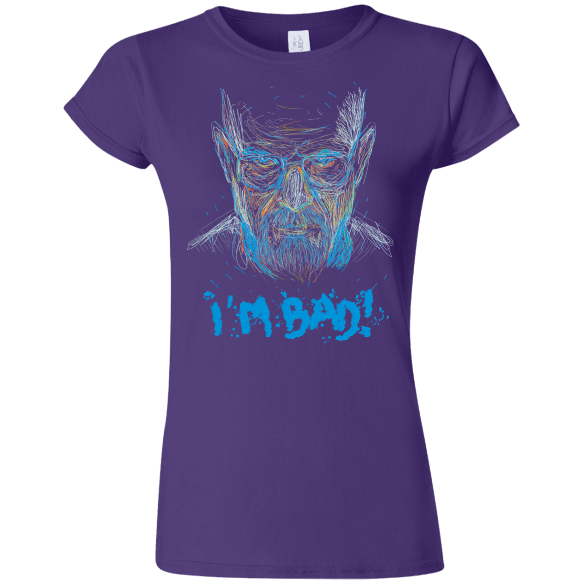 T-Shirts Purple / S I'm Bad! Junior Slimmer-Fit T-Shirt