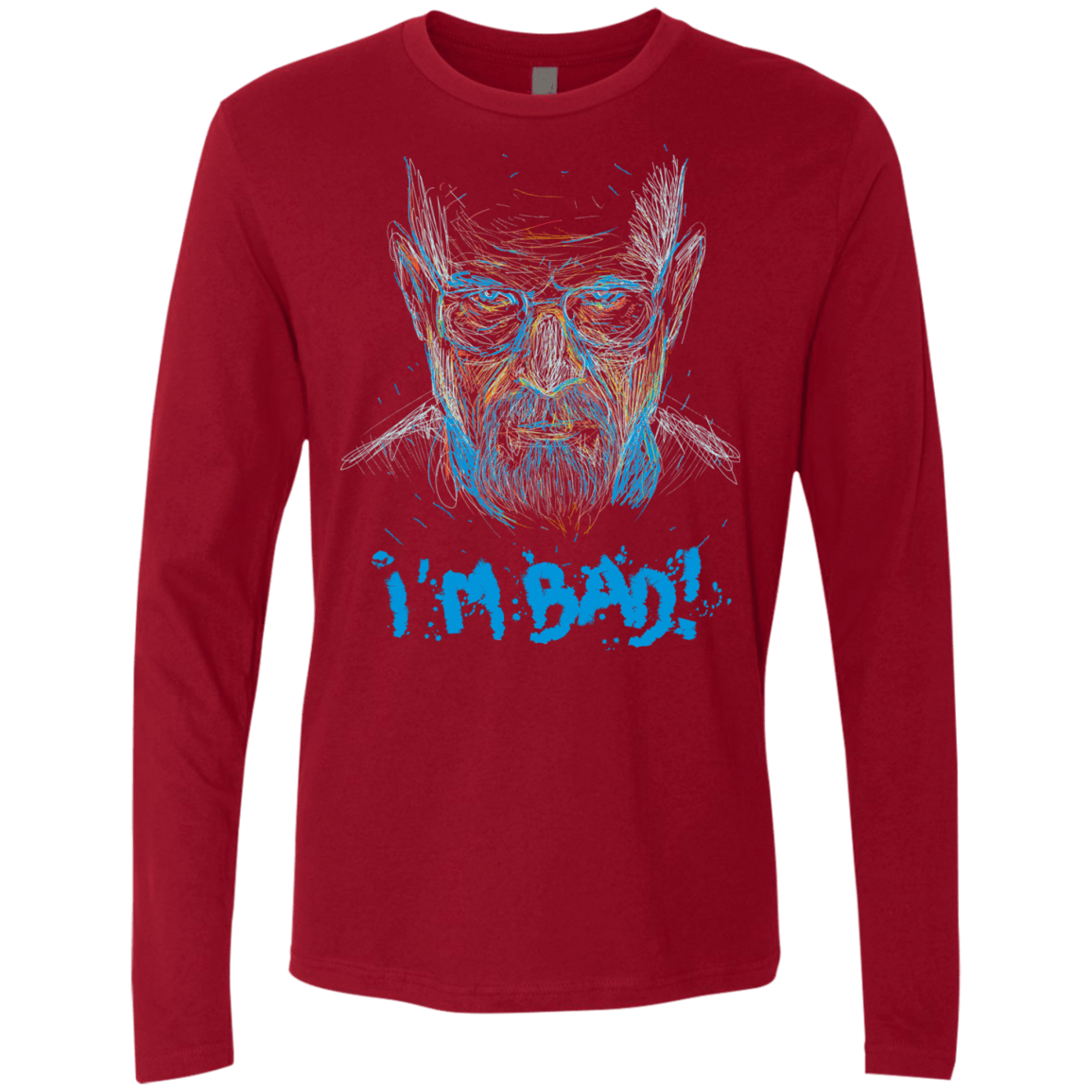 T-Shirts Cardinal / S I'm Bad! Men's Premium Long Sleeve