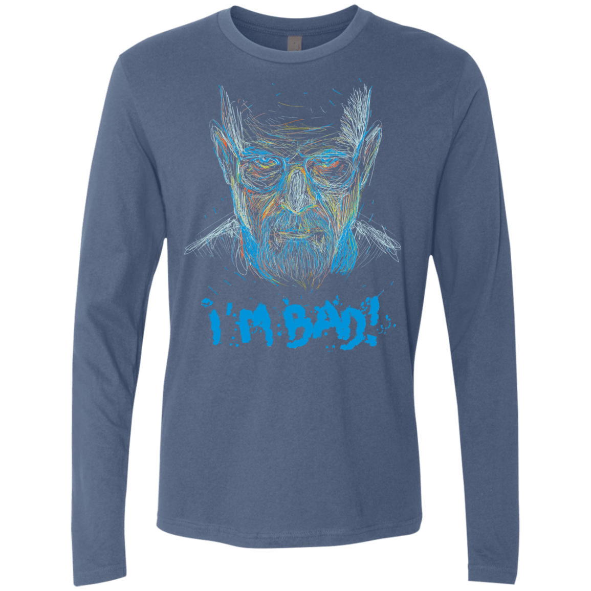 T-Shirts Indigo / S I'm Bad! Men's Premium Long Sleeve
