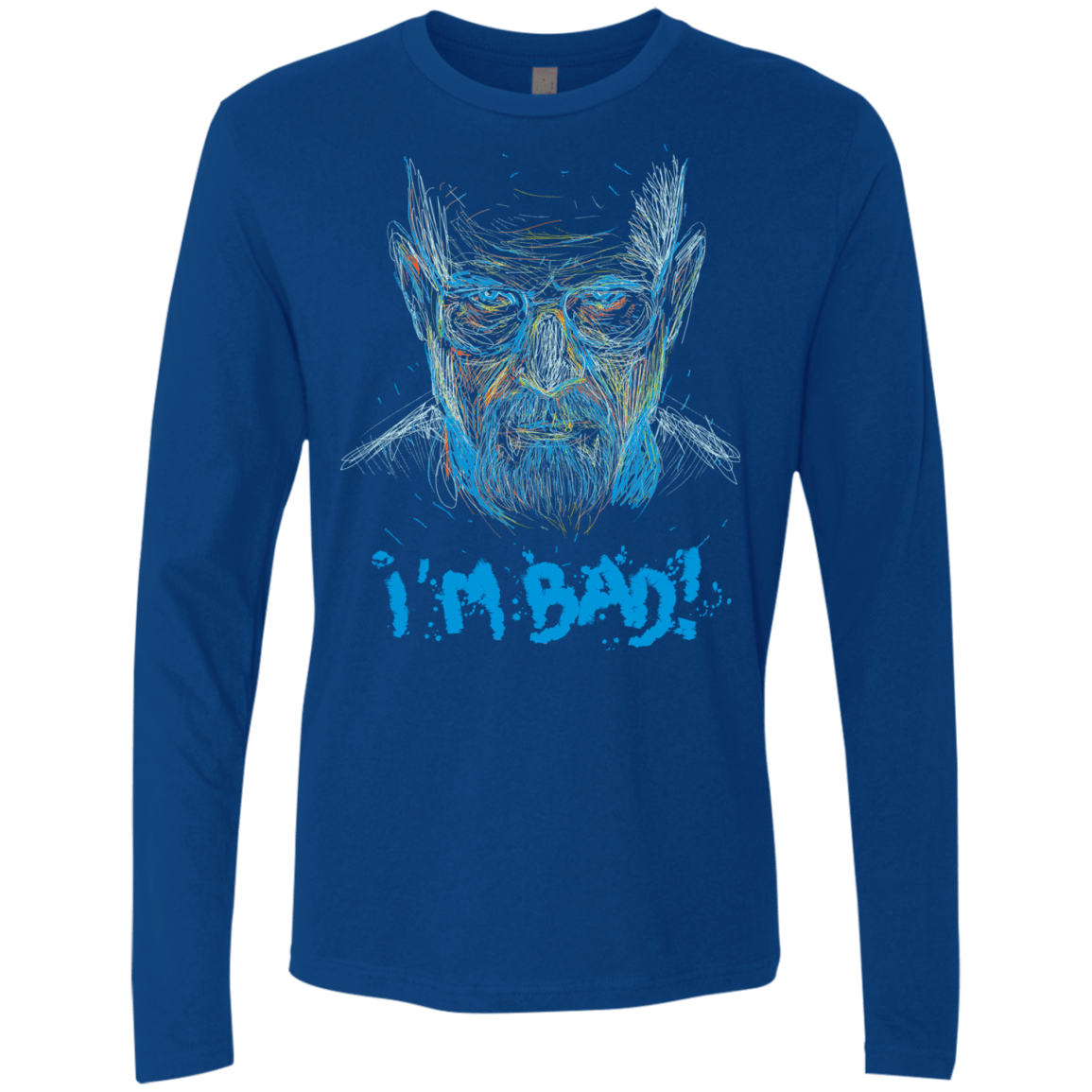 T-Shirts Royal / S I'm Bad! Men's Premium Long Sleeve