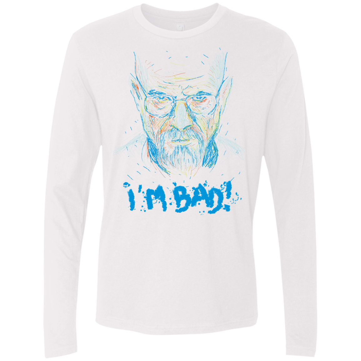T-Shirts White / S I'm Bad! Men's Premium Long Sleeve