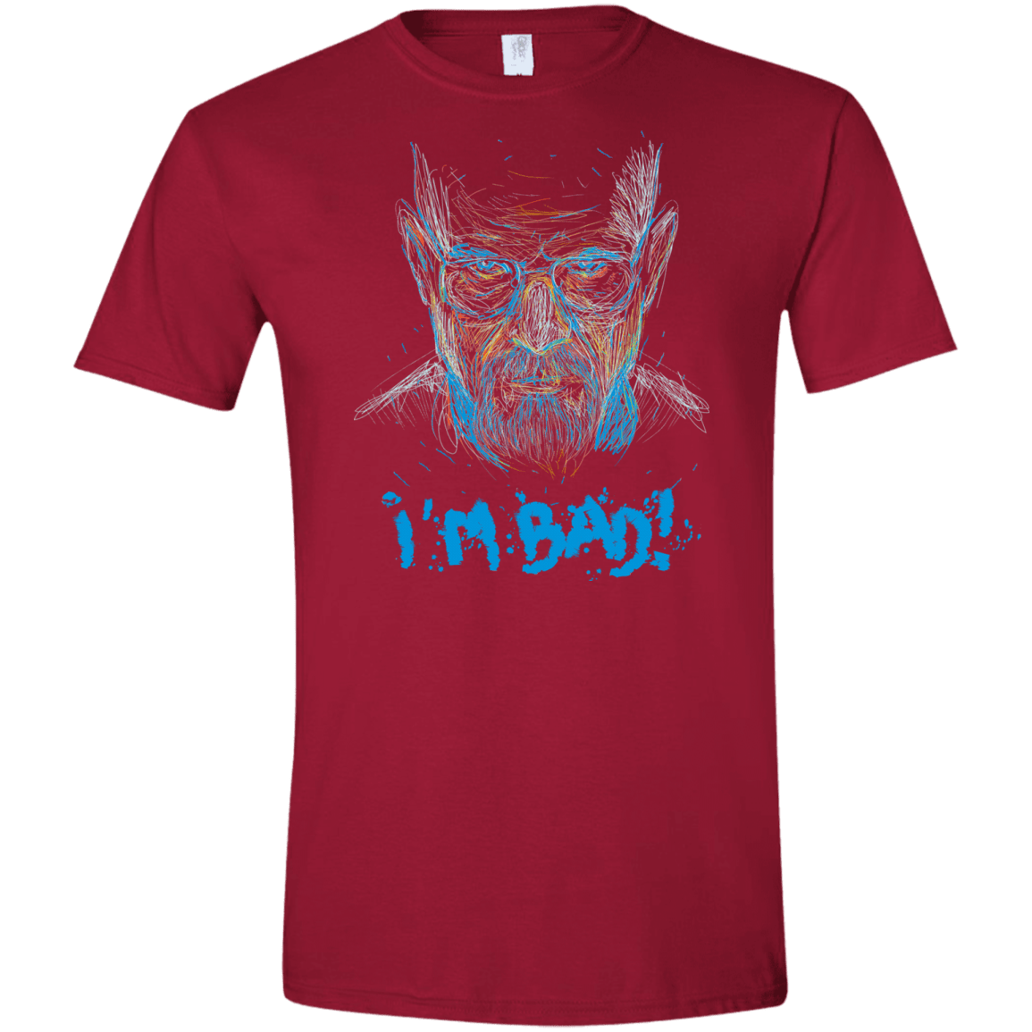 T-Shirts Cardinal Red / S I'm Bad! Men's Semi-Fitted Softstyle