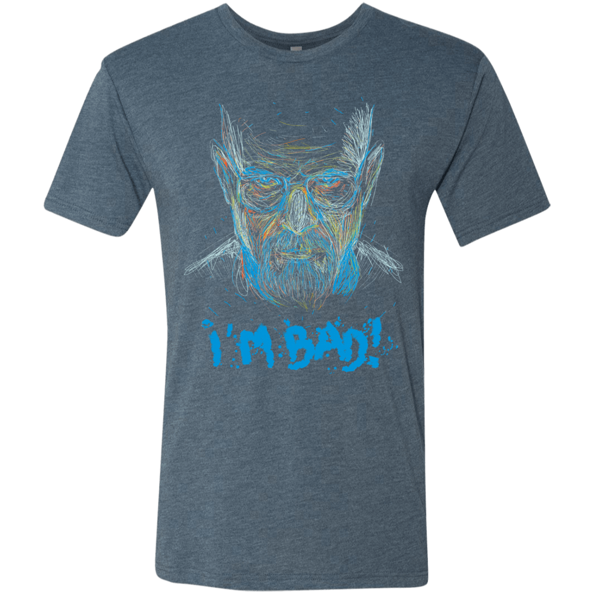 T-Shirts Indigo / S I'm Bad! Men's Triblend T-Shirt