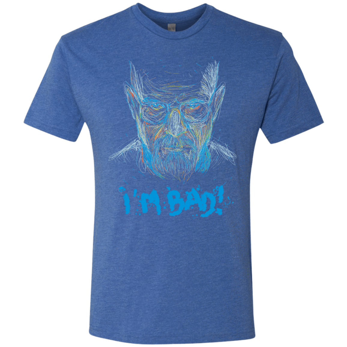T-Shirts Vintage Royal / S I'm Bad! Men's Triblend T-Shirt