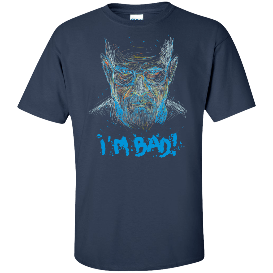 T-Shirts Navy / XLT I'm Bad! Tall T-Shirt