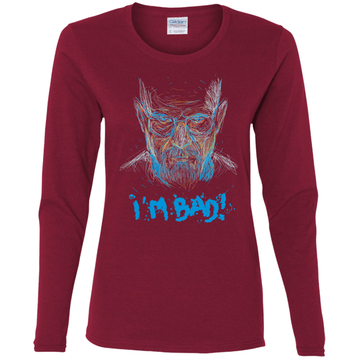 T-Shirts Cardinal / S I'm Bad! Women's Long Sleeve T-Shirt