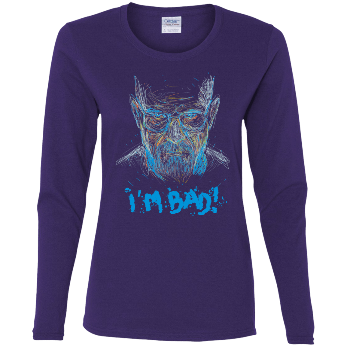 T-Shirts Purple / S I'm Bad! Women's Long Sleeve T-Shirt