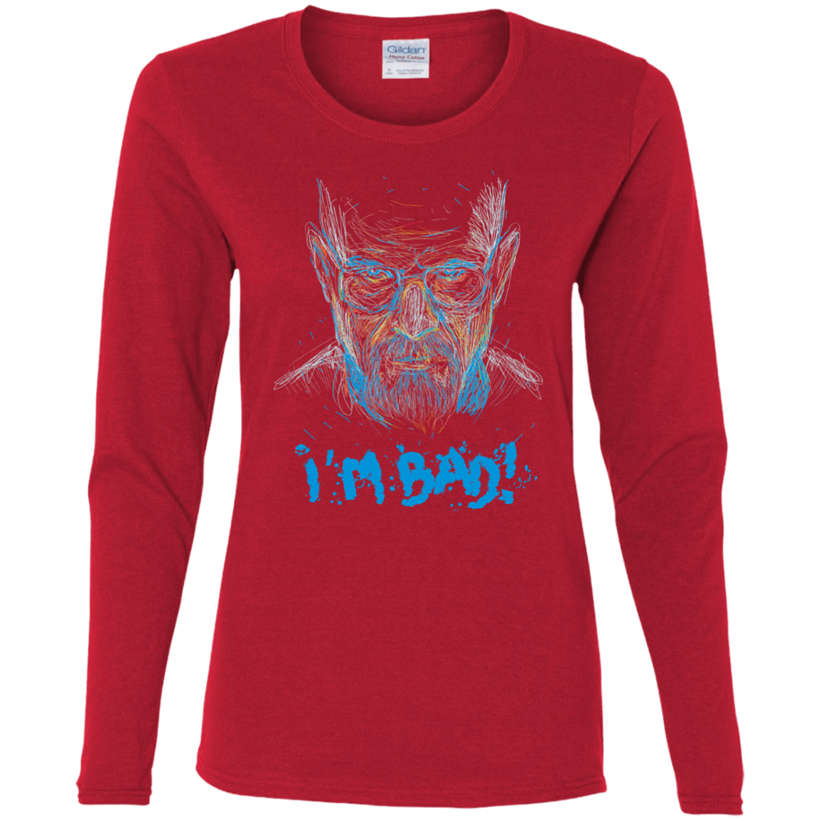 T-Shirts Red / S I'm Bad! Women's Long Sleeve T-Shirt