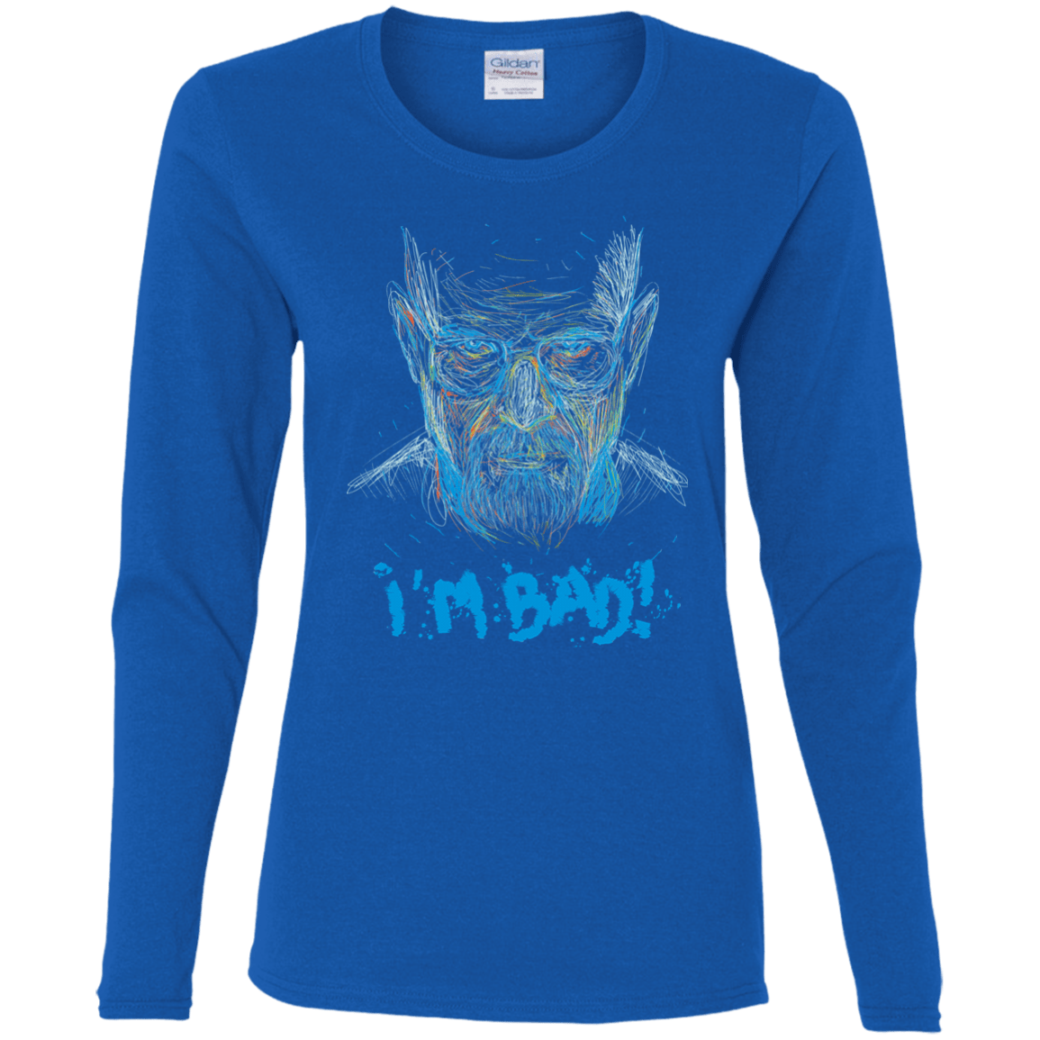 T-Shirts Royal / S I'm Bad! Women's Long Sleeve T-Shirt