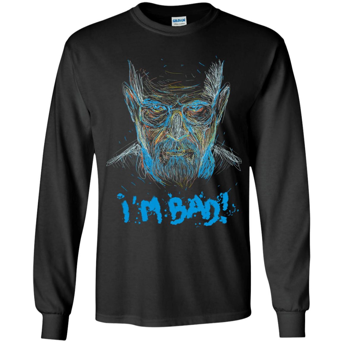 T-Shirts Black / YS I'm Bad! Youth Long Sleeve T-Shirt