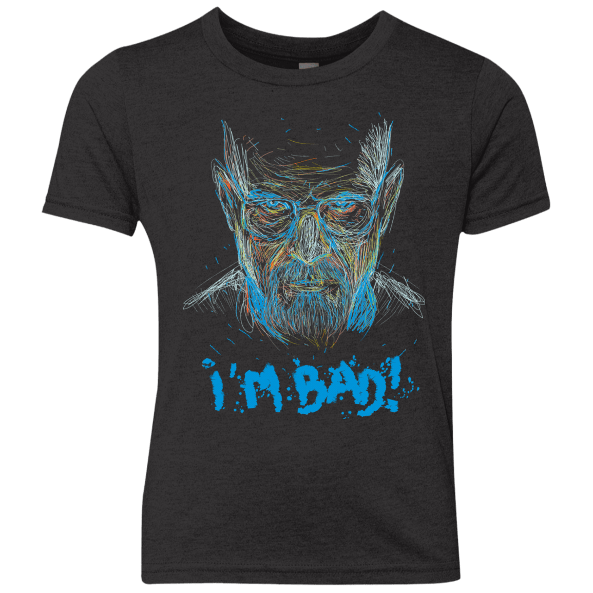 T-Shirts Vintage Black / YXS I'm Bad! Youth Triblend T-Shirt