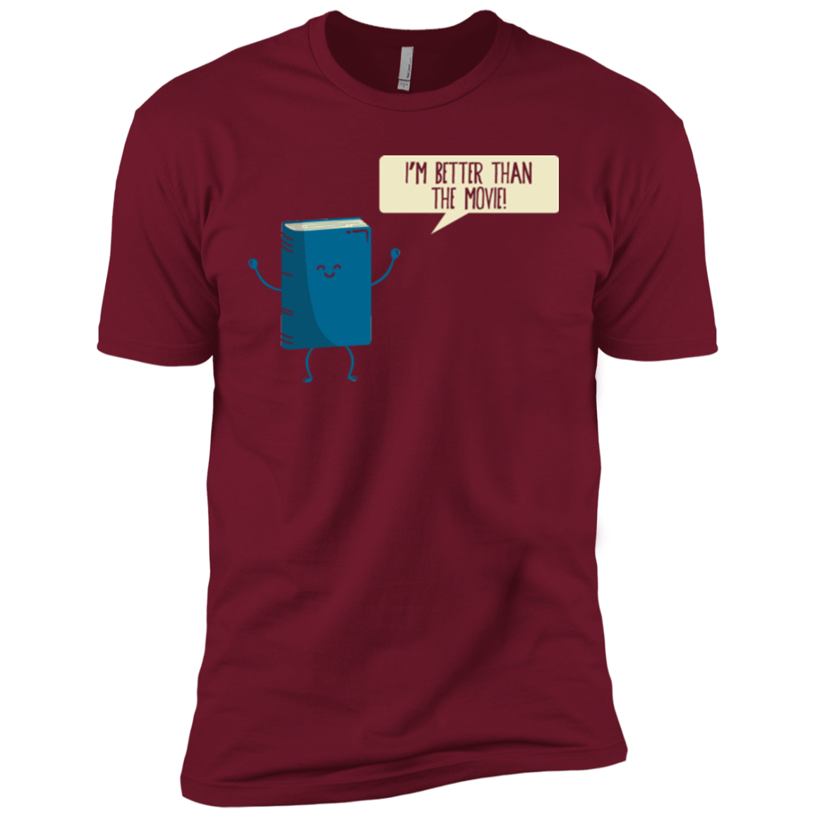 T-Shirts Cardinal / X-Small I'm Better Than The Movie Men's Premium T-Shirt