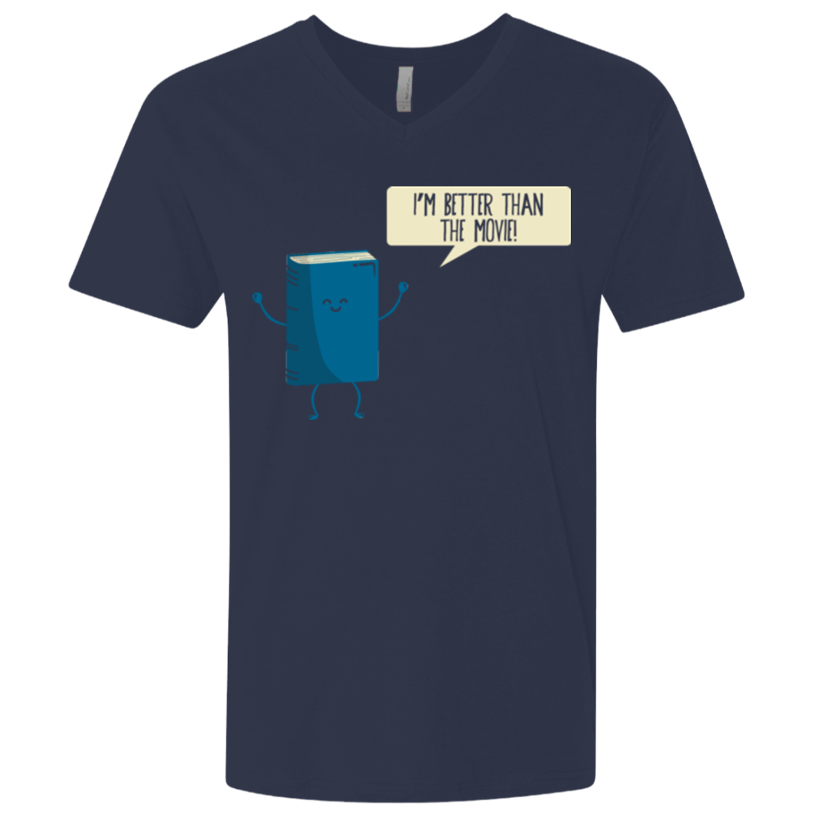 T-Shirts Midnight Navy / X-Small I'm Better Than The Movie Men's Premium V-Neck