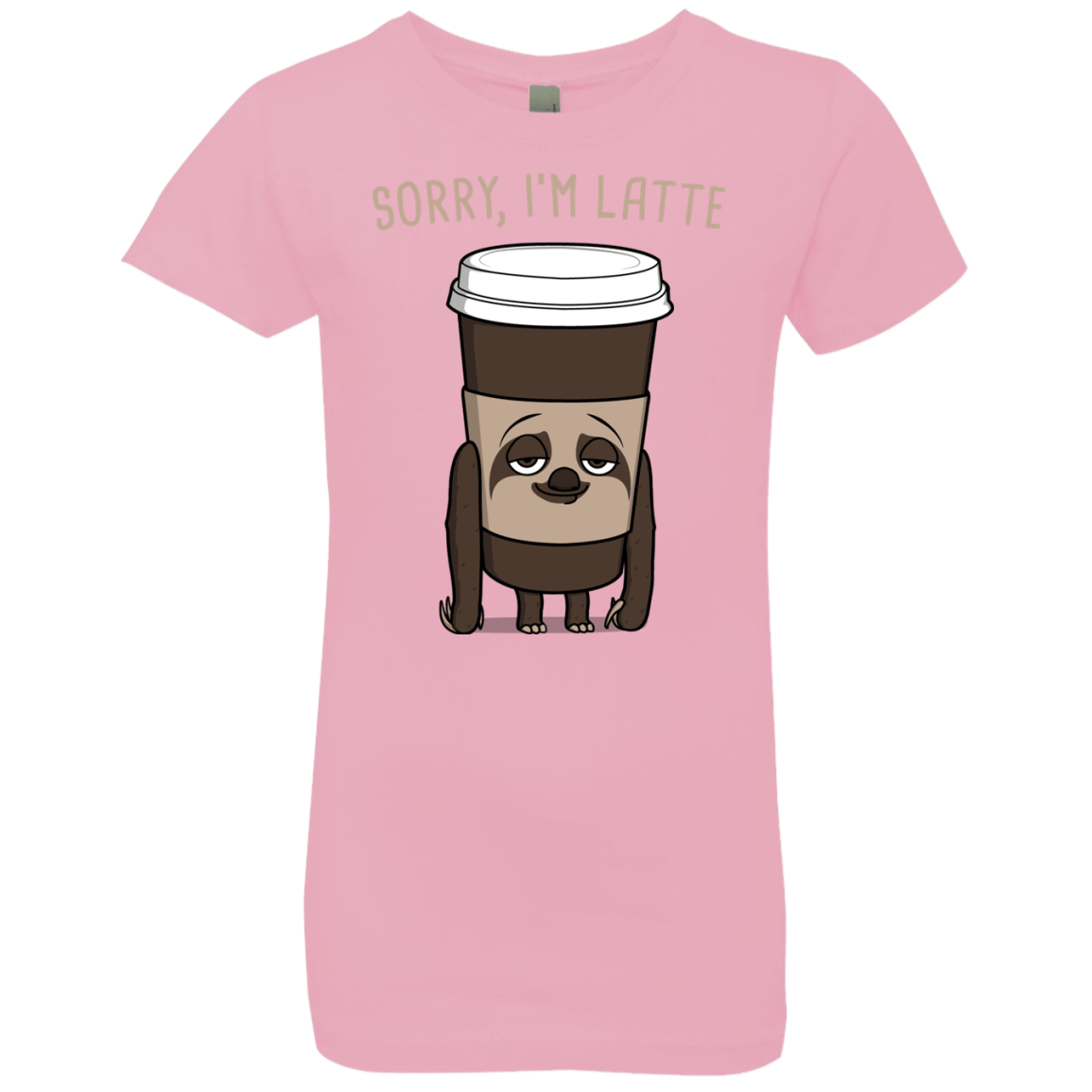 T-Shirts Light Pink / YXS I'm Latte Girls Premium T-Shirt