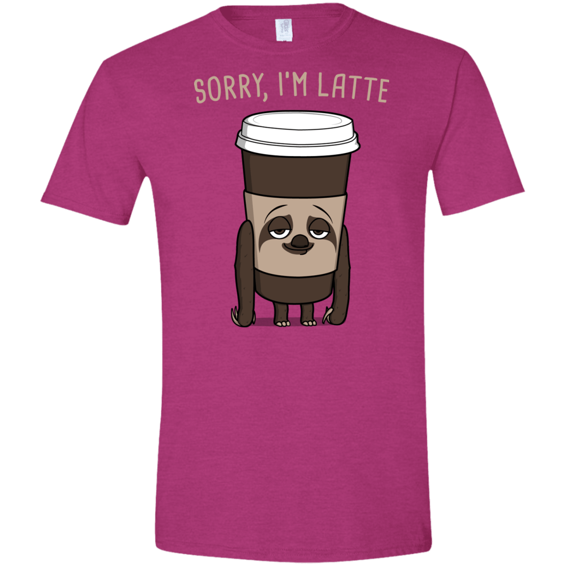 T-Shirts Antique Heliconia / S I'm Latte Men's Semi-Fitted Softstyle