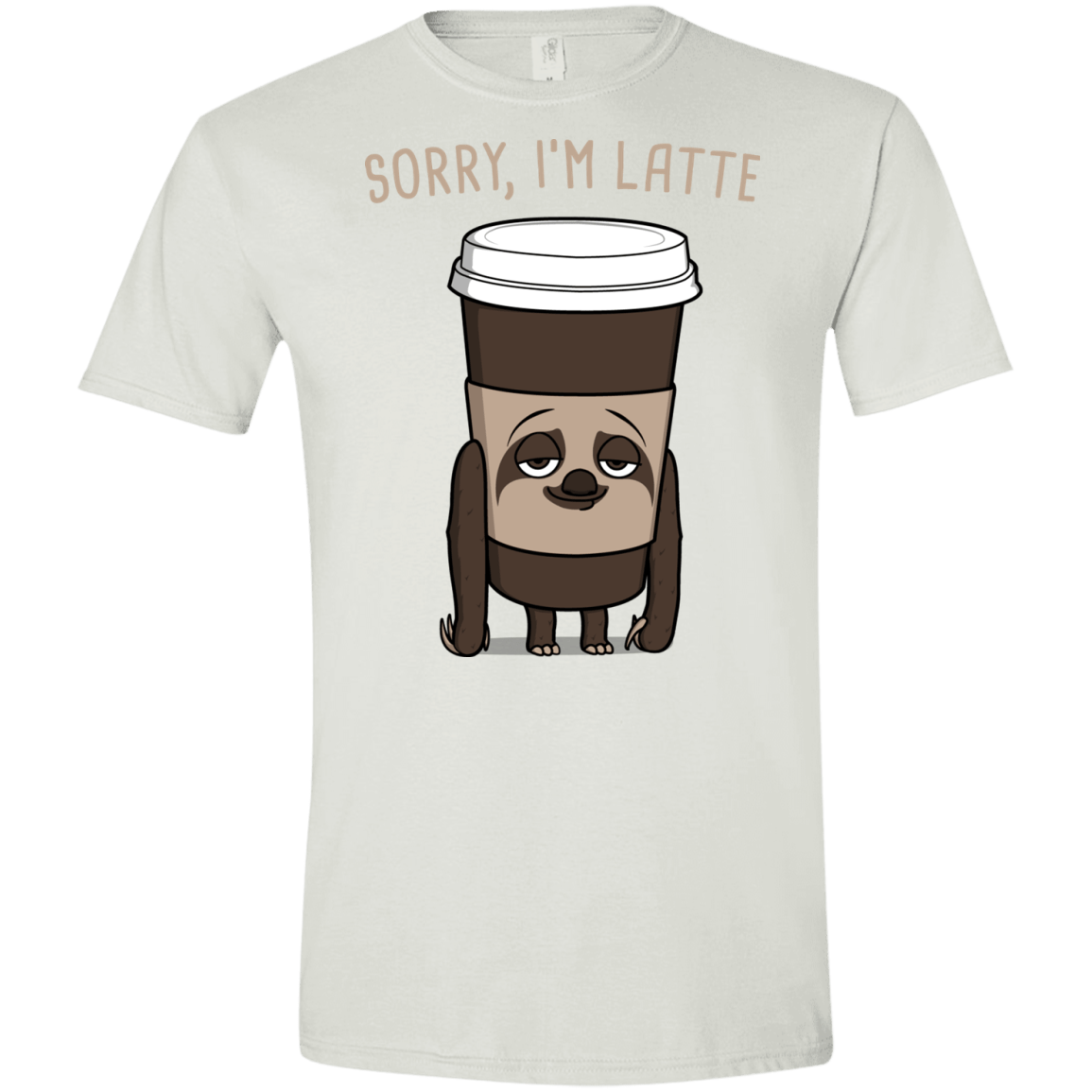 T-Shirts White / X-Small I'm Latte Men's Semi-Fitted Softstyle