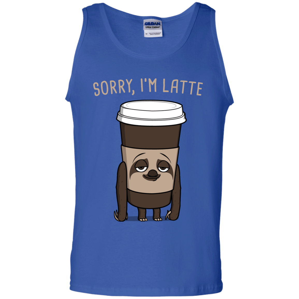T-Shirts Royal / S I'm Latte Men's Tank Top