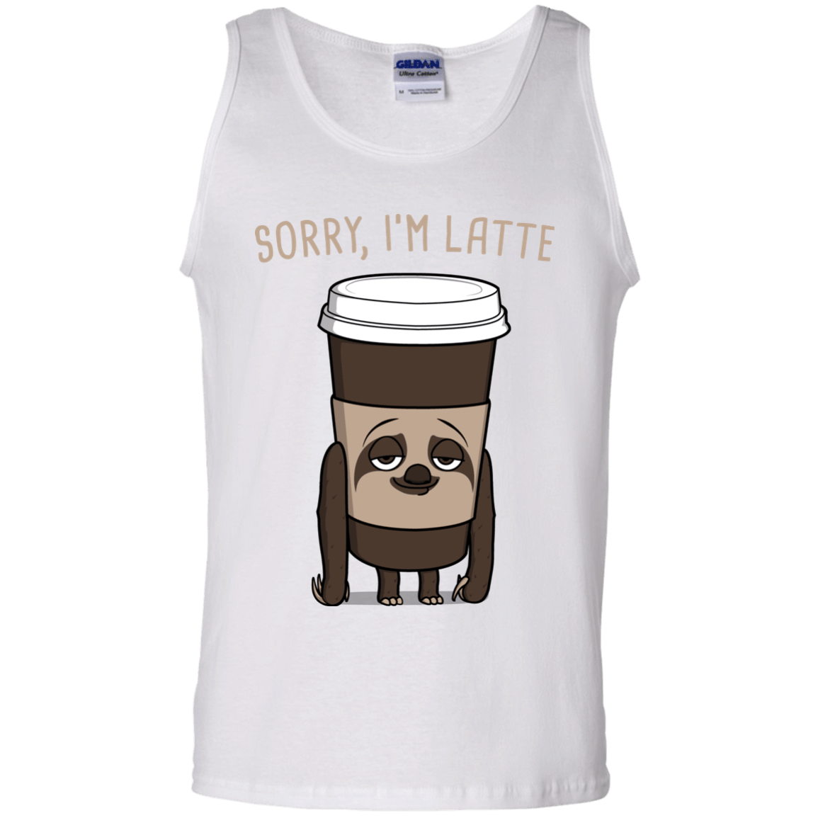 T-Shirts White / S I'm Latte Men's Tank Top